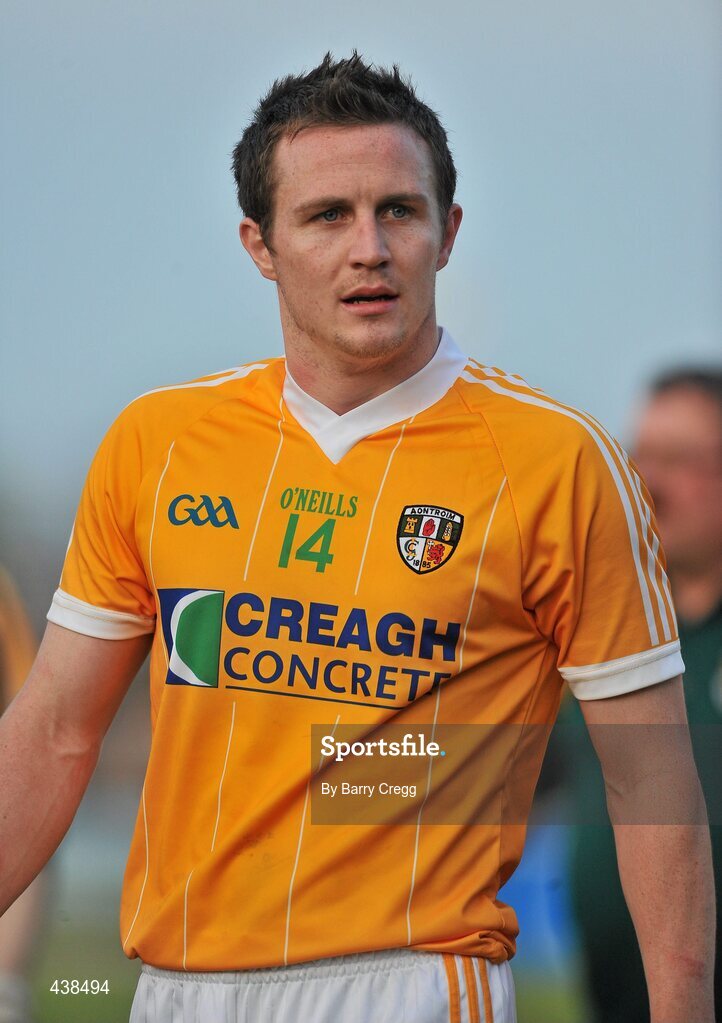 26 June 2010; Michael McCann, Antrim. GAA Football All-Ireland Senior Championship Qualifier Round 1, Kildare v Antrim, St Conleth's Park, Newbridge, Co. Kildare. Picture credit: Barry Cregg / SPORTSFILE