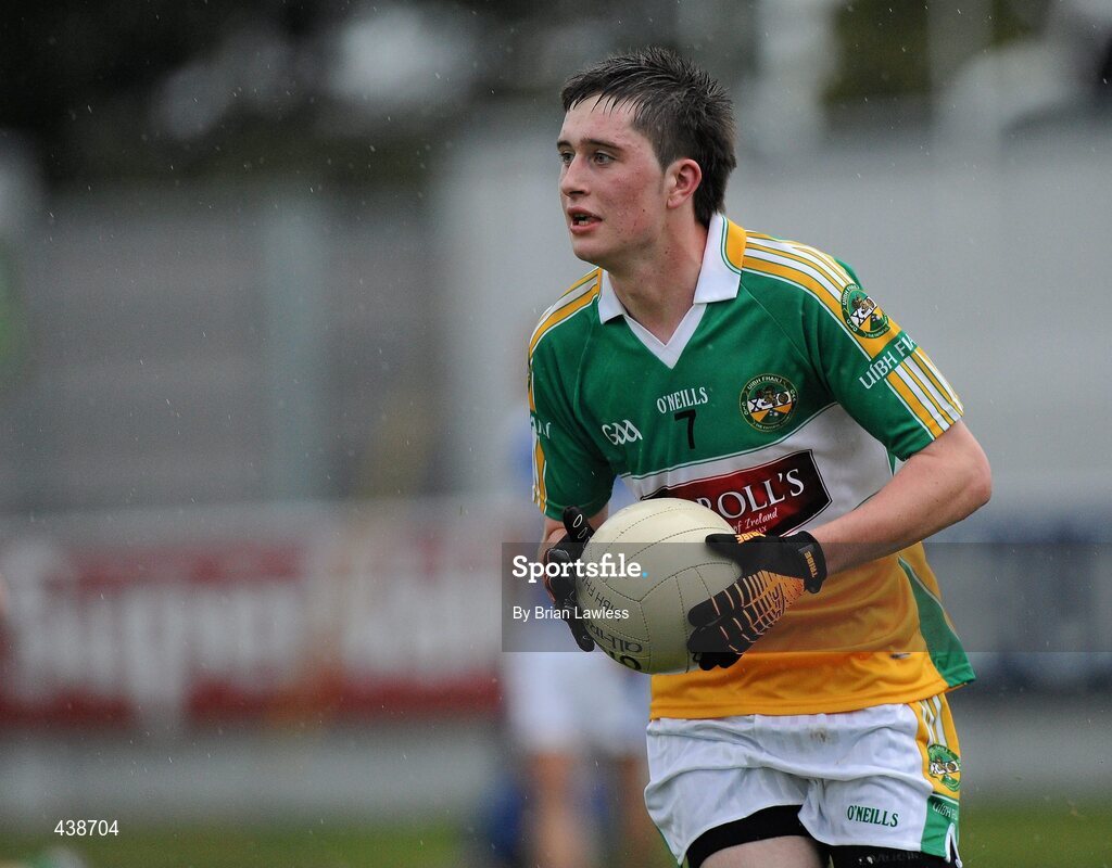 30 June 2010; David Hanlon, Offaly. ESB Leinster GAA Football Minor Championship Semi-Final, Offaly v Laois, O'Connor Park, Tullamore, Co. Offaly. Picture credit: Brian Lawless / SPORTSFILE