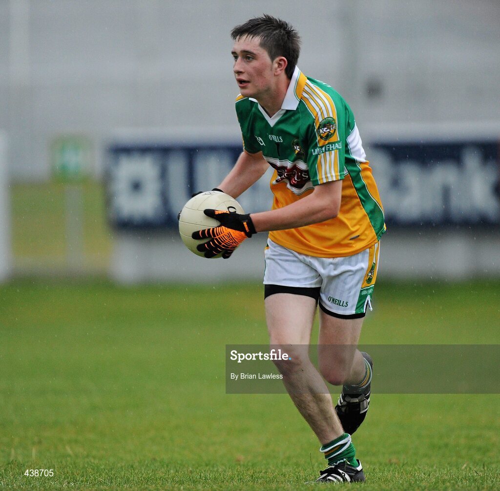 30 June 2010; David Hanlon, Offaly. ESB Leinster GAA Football Minor Championship Semi-Final, Offaly v Laois, O'Connor Park, Tullamore, Co. Offaly. Picture credit: Brian Lawless / SPORTSFILE