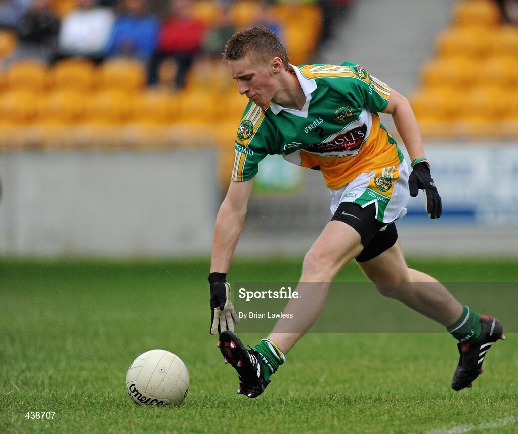 30 June 2010; Conor Lowry, Offaly. ESB Leinster GAA Football Minor Championship Semi-Final, Offaly v Laois, O'Connor Park, Tullamore, Co. Offaly. Picture credit: Brian Lawless / SPORTSFILE