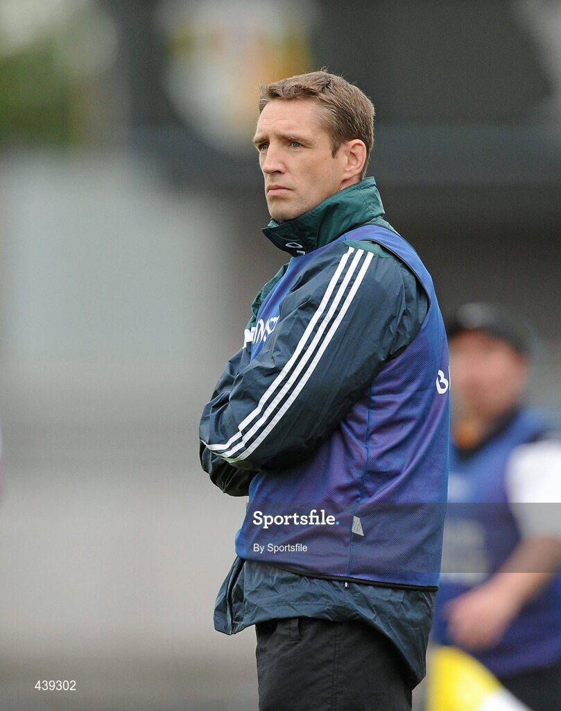 3 July 2010; Kildare manager Kieran McGeeney during the game. GAA Football All-Ireland Senior Championship Qualifier Round 1 Replay, Antrim v Kildare, Casement Park, Belfast, Co. Antrim. Photo by Sportsfile