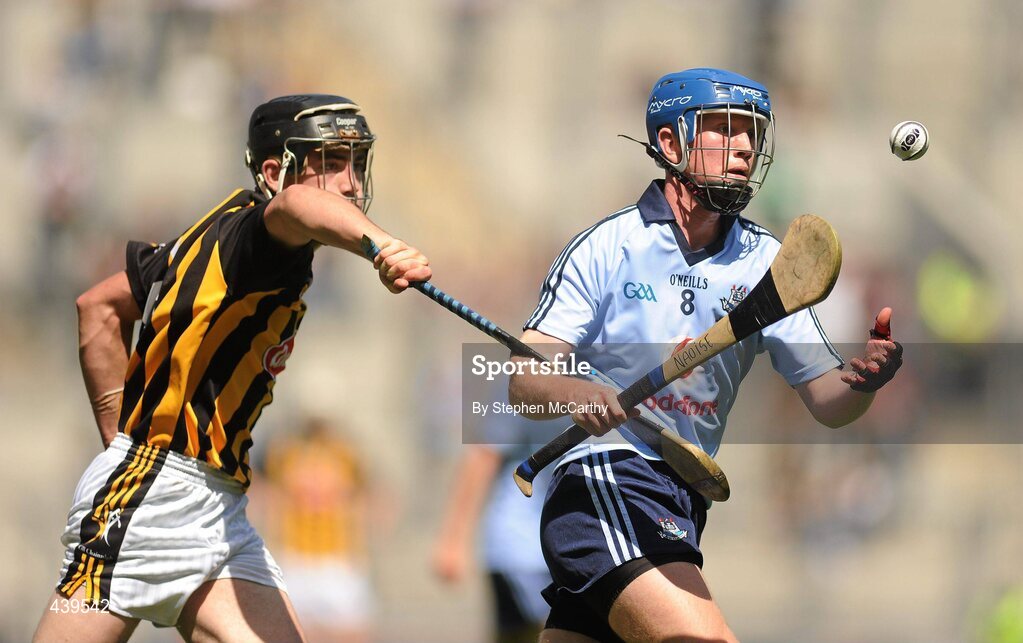 4 July 2010; Naoise Maguire, Dublin, in action against Luke Harney, Kilkenny. ESB Leinster GAA Hurling Minor Championship Final, Dublin v Kilkenny, Croke Park, Dublin. Picture credit: Stephen McCarthy / SPORTSFILE