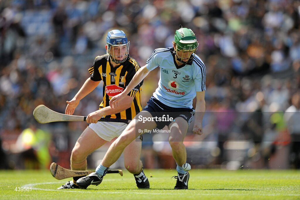 4 July 2010; Emmet McKenna, Dublin, in action against Ger Alward, Kilkenny. ESB Leinster GAA Hurling Minor Championship Final, Dublin v Kilkenny, Croke Park, Dublin. Picture credit: Ray McManus / SPORTSFILE