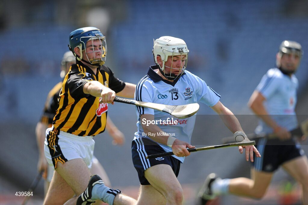 4 July 2010; Dean Flood, Dublin, in action against Brian Kennedy, Kilkenny. ESB Leinster GAA Hurling Minor Championship Final, Dublin v Kilkenny, Croke Park, Dublin. Picture credit: Ray McManus / SPORTSFILE