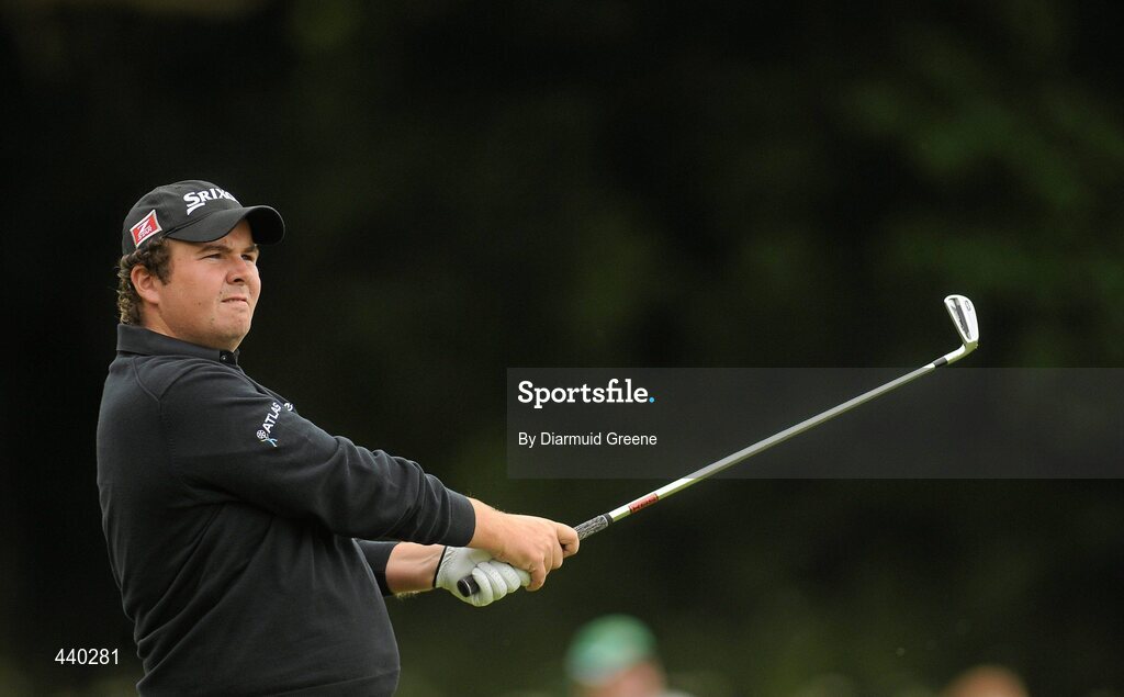 6 July 2010; Shane Lowry watches his second shot on the 13th during the JP McManus Invitational Pro-Am. Adare Manor, Adare, Co. Limerick. Picture credit: Diarmuid Greene / SPORTSFILE