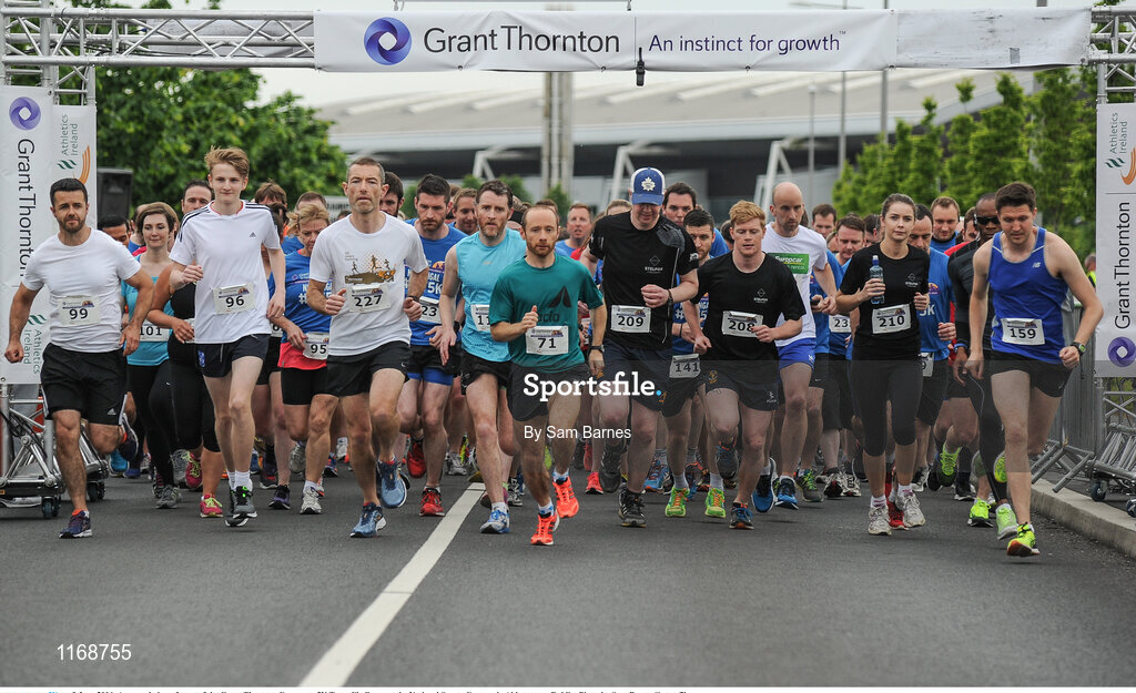 9 June 2016; A general view of start of the Grant Thornton Corporate 5K Team Challenge at the National Sports Campus in Abbotstown, Dublin. Photo by Sam Barnes/Sportsfile