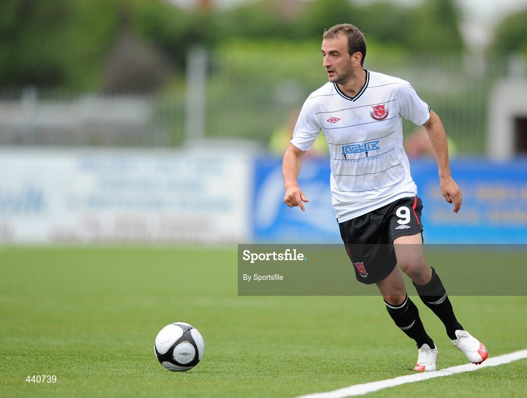 8 July 2010; Fahrudin Kuduzovic, Dundalk. UEFA Europa League First Qualifying Round, 2nd Leg, Dundalk v CS Grevenmacher, Oriel Park, Dundalk, Co. Louth. Photo by Sportsfile
