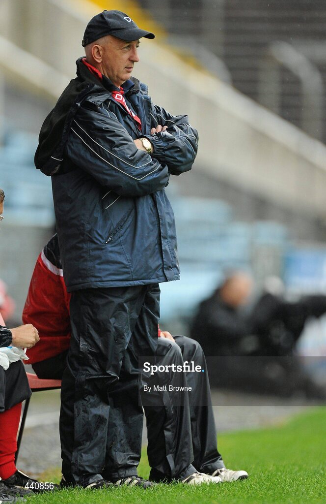 10 July 2010; Cork manager Conor Counihan watches his team in action against Cavan. GAA Football All-Ireland Senior Championship Qualifier, Round 2, Cork v Cavan, Pairc Ui Chaoimh, Cork.  Picture credit: Matt Browne / SPORTSFILE