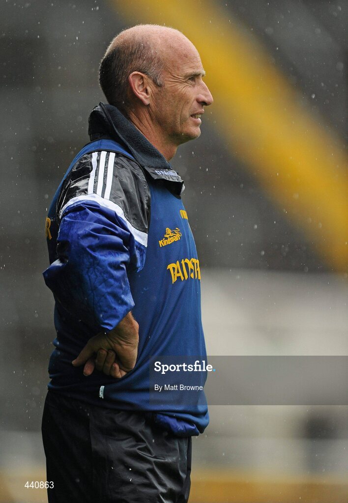 10 July 2010; Cavan manager Tommy Carr watches his team in action against Cork. GAA Football All-Ireland Senior Championship Qualifier, Round 2, Cork v Cavan, Pairc Ui Chaoimh, Cork.  Picture credit: Matt Browne / SPORTSFILE