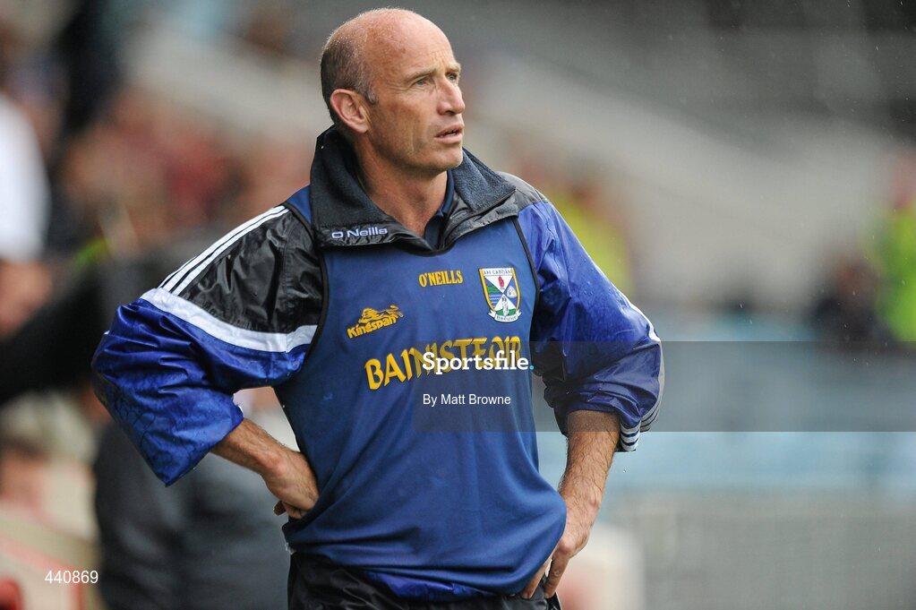 10 July 2010; Cavan manager Tommy Carr watches his team in action against Cork. GAA Football All-Ireland Senior Championship Qualifier, Round 2, Cork v Cavan, Pairc Ui Chaoimh, Cork.  Picture credit: Matt Browne / SPORTSFILE