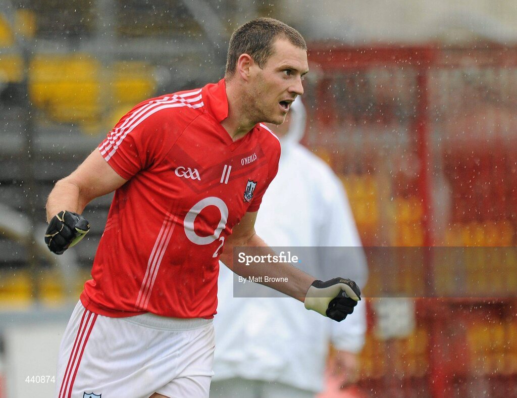 10 July 2010; Pearse O'Neill, Cork, celebrates after scoring his sides's first goal. GAA Football All-Ireland Senior Championship Qualifier, Round 2, Cork v Cavan, Pairc Ui Chaoimh, Cork.  Picture credit: Matt Browne / SPORTSFILE