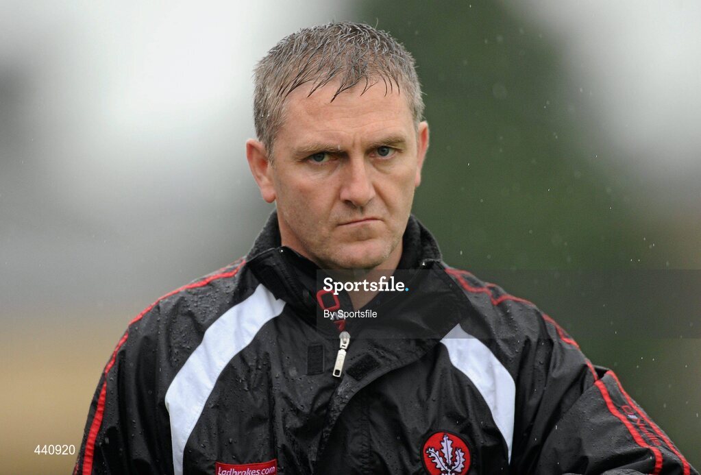 10 July 2010; Derry manager Damian Cassidy during the game. GAA Football All-Ireland Senior Championship Qualifier, Round 2, Westmeath v Derry, Cusack Park, Mullingar, Co. Westmeath. Photo by Sportsfile