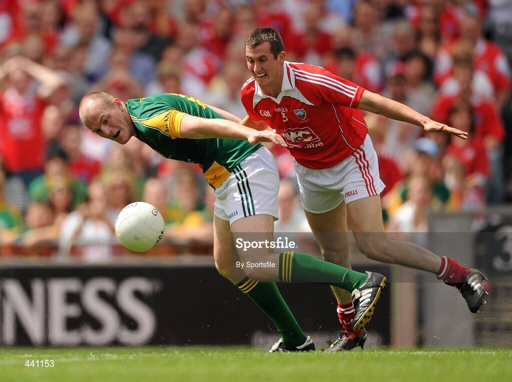 11 July 2010; Joe Sheridan, Meath, in action against Dessie Finnegan, Louth. Leinster GAA Football Senior Championship Final, Meath v Louth, Croke Park, Dublin. Photo by Sportsfile