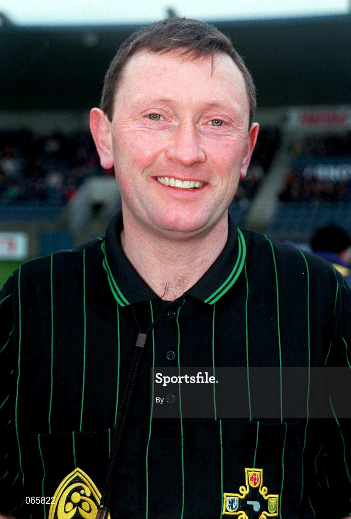 4 February 2001; Padraig O'Sionnaigh, Referee. Football. Picture credit; Aoife Rice / SPORTSFILE