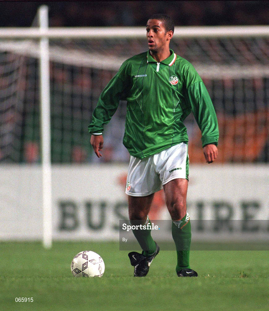 12 October 1994; Phil Babb, Republic of Ireland. Soccer. Picture credit; David Maher / SPORTSFILE