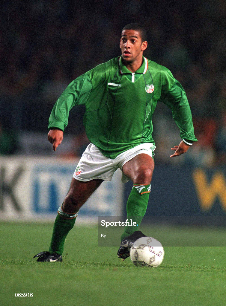 12 October 1994; Phil Babb, Republic of Ireland. Soccer. Picture credit; David Maher / SPORTSFILE