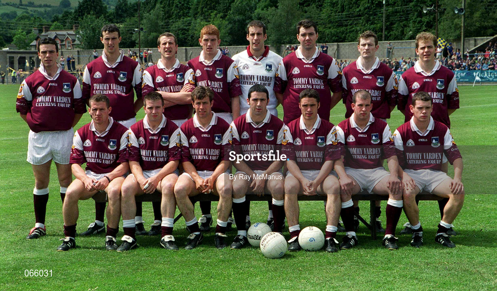30 June 2001; The Galway team before the Bank of Ireland All-Ireland Senior Football Championship Qualifier Round 2 match between Wicklow and Galway at Aughrim County Ground in Aughrim, Wicklow. Photo by Ray McManus/Sportsfile