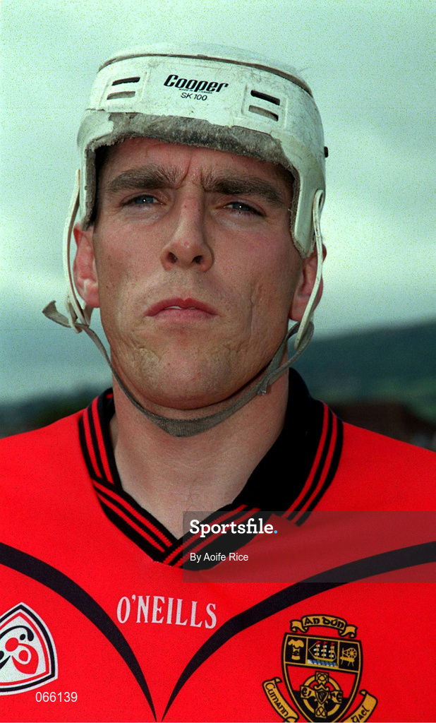 1 July 2001; Down Captain Gerard McGrattan ahead of the Guinness Ulster Senior Hurling Championship Semi-Final match between Antrim and Down at Casement Park in Belfast. Photo by Aoife Rice/Sportsfile