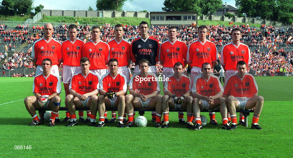 30 June 2001; Armagh Team. Monaghan v Armagh, Bank of Ireland Senior Football Championship Qualifier, St. Tighearnach's Park, Clones, Co. Monaghan. Picture credit; David Maher / SPORTSTFILE