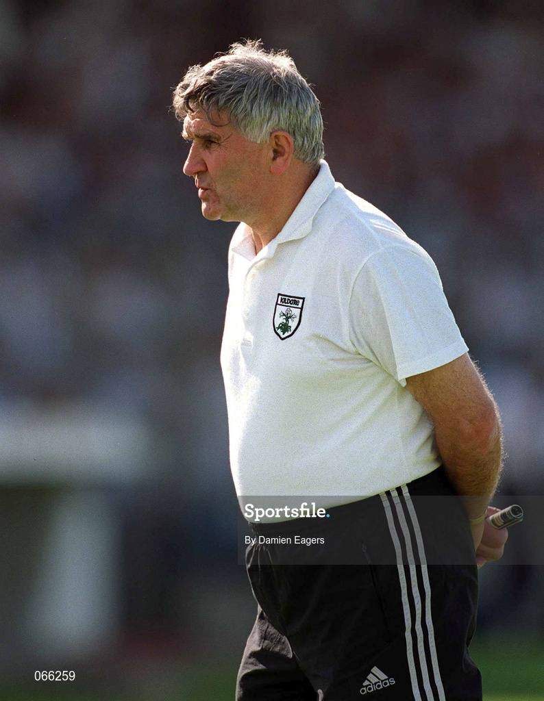 30 June 2001; Mick O'Dwyer, Kildare manager. football. Picture credit; Damien Eagers / SPORTSFILE