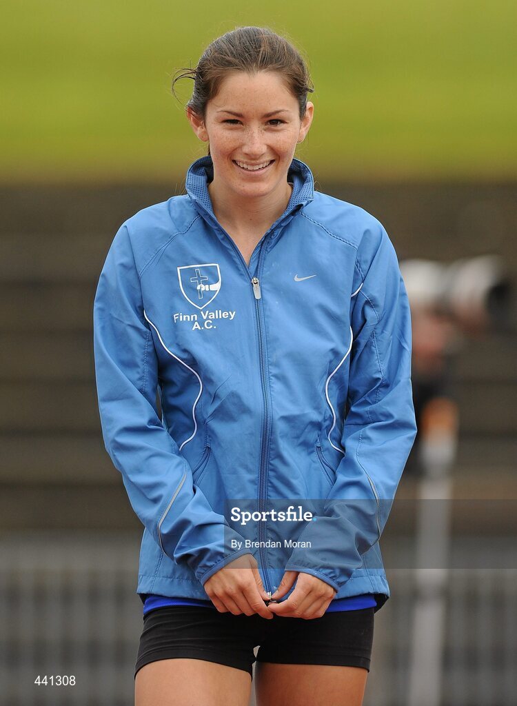 10 July 2010; Tori Pena, Finn Valley AC, during the Women's Pole Vault at the Woodie's DIY AAI Senior Track & Field Championships. Morton Stadium, Santry, Dublin. Picture credit: Brendan Moran / SPORTSFILE