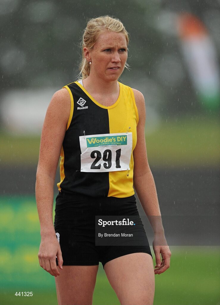 10 July 2010; Catriona Cuddihy, Kilkenny City Harriers AC, during the Woodie's DIY AAI Senior Track & Field Championships. Morton Stadium, Santry, Dublin. Picture credit: Brendan Moran / SPORTSFILE