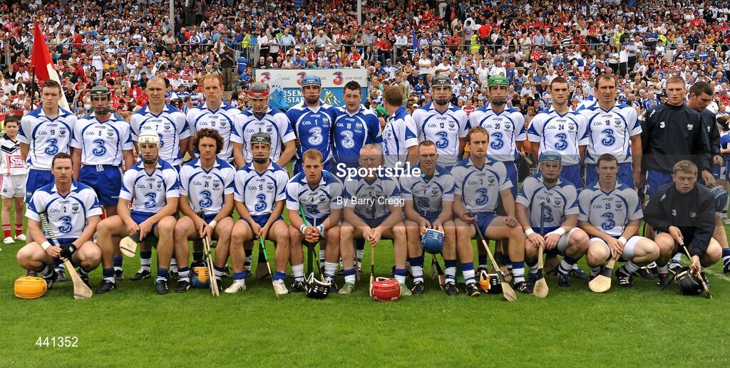11 July 2010; The Waterford squad. Munster GAA Hurling Senior Championship Final, Cork v Waterford, Semple Stadium, Thurles, Co. Tipperary. Picture credit: Barry Cregg / SPORTSFILE