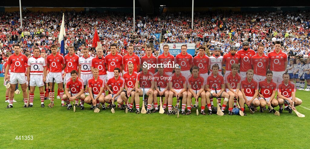 11 July 2010; The Cork squad. Munster GAA Hurling Senior Championship Final, Cork v Waterford, Semple Stadium, Thurles, Co. Tipperary. Picture credit: Barry Cregg / SPORTSFILE