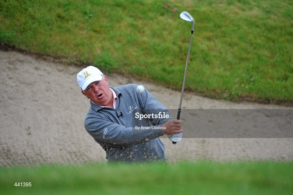 12 July 2010; U.S. golfing great Mark O’Meara in Killeen Castle, Co. Meath, where he gave club members a special coaching session on the Jack Nicklaus Signature Course. O’Meara also took the opportunity while in Ireland to catch-up with friend and fishing companion Sean McManmon, Estate Manager at Killeen Castle, where the pair enjoyed some fly-fishing on the lakes at the club. Killeen Castle is preparing for the arrival shortly of the world’s top female golfers as it hosts the AIB Ladies Irish Open from the 6th – 8th of August, followed by next year’s Solheim Cup. For more information see www.killeencastle.com. Killeen Castle, Dunsany, Co. Meath. Picture credit: Brian Lawless / SPORTSFILE