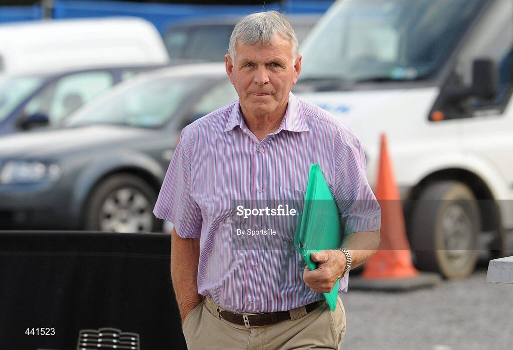 12 July 2010; Delegate  Paddy Waters, Duleek / Bellewstown, arrives at the Meath County Board meeting. Teach na Teamhrach, Trim Road, Navan, Co. Meath. Photo by Sportsfile