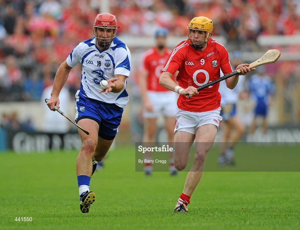 11 July 2010; Seamus Prendergast, Waterford, in action against  Richie Foley, Cork. Munster GAA Hurling Senior Championship Final, Cork v Waterford, Semple Stadium, Thurles, Co. Tipperary. Picture credit: Barry Cregg / SPORTSFILE