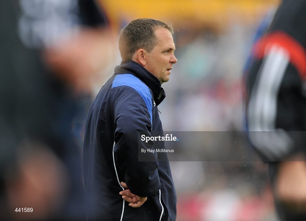 11 July 2010; The Waterford manager Davy Fitzgerald. Munster GAA Hurling Senior Championship Final, Cork v Waterford, Semple Stadium, Thurles, Co. Tipperary. Picture credit: Ray McManus / SPORTSFILE