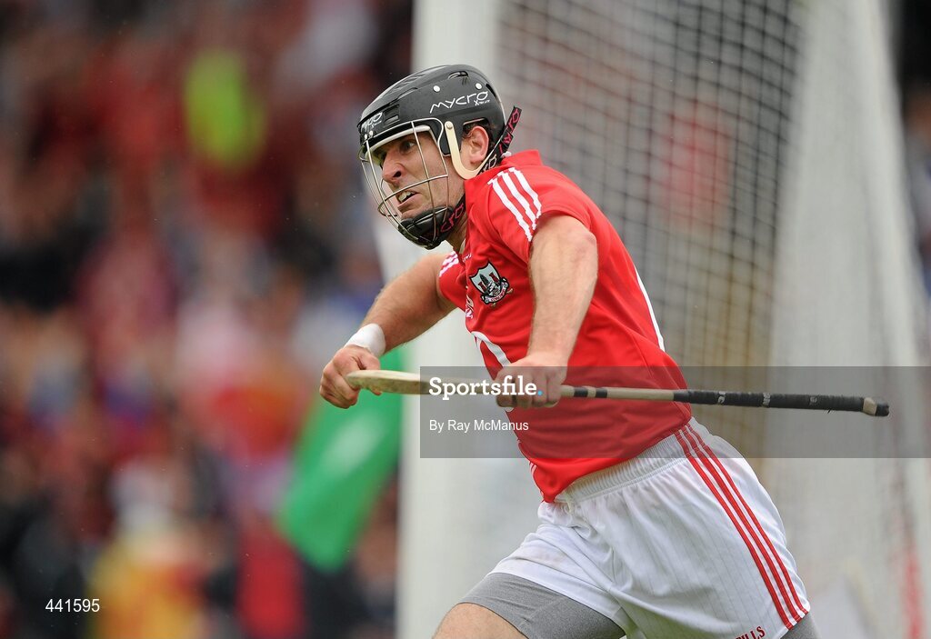 11 July 2010; Ben O'Connor celebrates scoring Cork's second goal. Munster GAA Hurling Senior Championship Final, Cork v Waterford, Semple Stadium, Thurles, Co. Tipperary. Picture credit: Ray McManus / SPORTSFILE