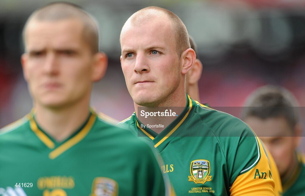 11 July 2010; Meath's Joe Sheridan during the pre-match parade. Leinster GAA Football Senior Championship Final, Meath v Louth, Croke Park, Dublin. Photo by Sportsfile