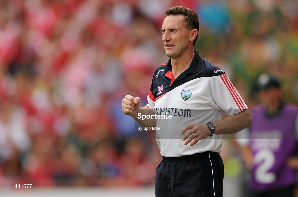 11 July 2010; Meath manager Peter Fitzpatrick during the game. Leinster GAA Football Senior Championship Final, Meath v Louth, Croke Park, Dublin. Photo by Sportsfile