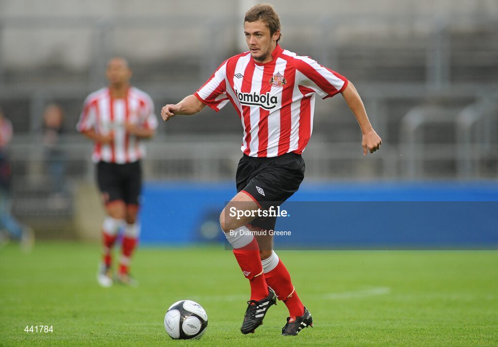 13 July 2010; George McCartney, Sunderland. Friendly in Aid of Shane Geoghegan Trust, Munster XI v Sunderland AFC, Thomond Park, Limerick. Picture credit: Diarmuid Greene / SPORTSFILE