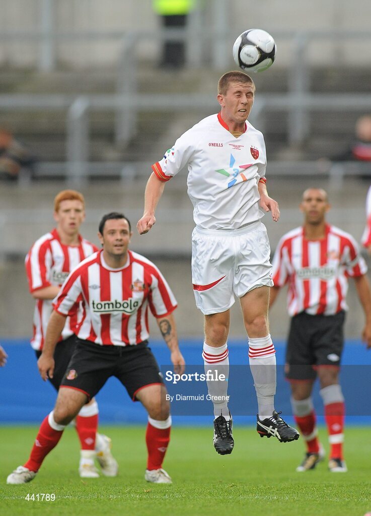 13 July 2010; John Sullivan, Munster XI, in action against Sunderland. Friendly in Aid of Shane Geoghegan Trust, Munster XI v Sunderland AFC, Thomond Park, Limerick. Picture credit: Diarmuid Greene / SPORTSFILE