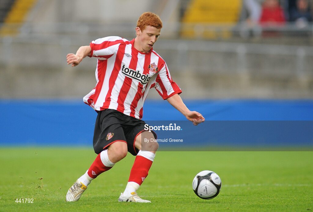 13 July 2010; Jack Colbeck, Sunderland. Friendly in Aid of Shane Geoghegan Trust, Munster XI v Sunderland AFC, Thomond Park, Limerick. Picture credit: Diarmuid Greene / SPORTSFILE