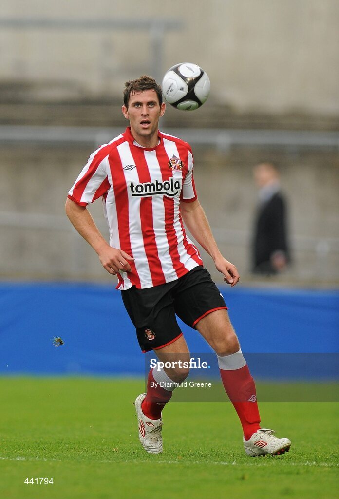 13 July 2010; Daryl Murphy, Sunderland. Friendly in Aid of Shane Geoghegan Trust, Munster XI v Sunderland AFC, Thomond Park, Limerick. Picture credit: Diarmuid Greene / SPORTSFILE