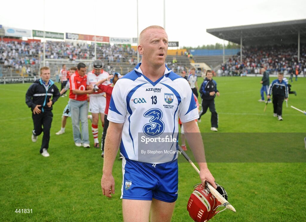 11 July 2010; John Mullane, Waterford, after the game. Munster GAA Hurling Senior Championship Final, Cork v Waterford, Semple Stadium, Thurles, Co. Tipperary. Picture credit: Stephen McCarthy / SPORTSFILE