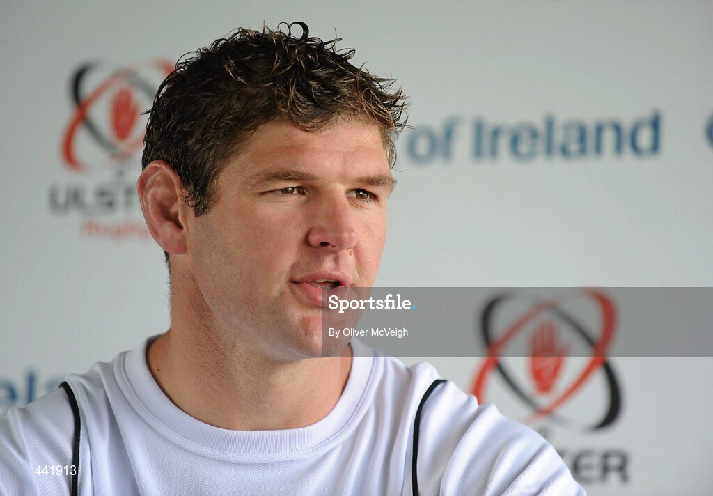 15 July 2010; Ulster's new signing Johann Muller during a press conference, Ravenhill Park, Belfast, Co. Antrim. Picture credit: Oliver McVeigh / SPORTSFILE