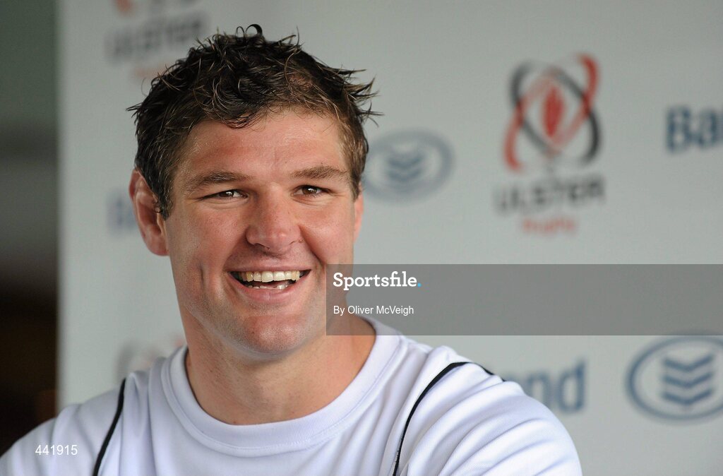 15 July 2010; Ulster's new signing Johann Muller during a press conference, Ravenhill Park, Belfast, Co. Antrim. Picture credit: Oliver McVeigh / SPORTSFILE