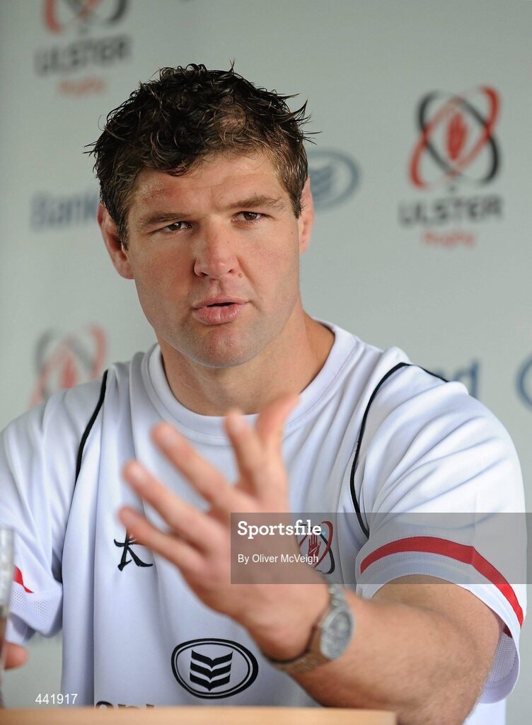 15 July 2010; Ulster's new signing Johann Muller during a press conference, Ravenhill Park, Belfast, Co. Antrim. Picture credit: Oliver McVeigh / SPORTSFILE