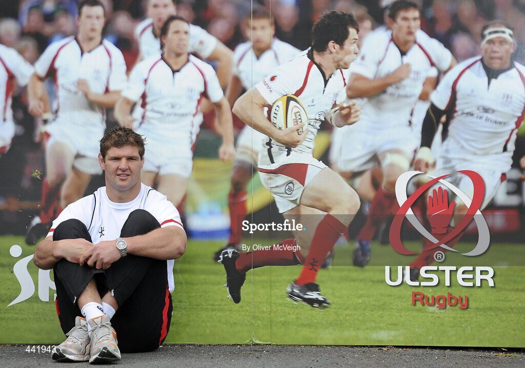 15 July 2010; Ulster's new signing Johann Muller after a press conference. Ravenhill Park, Belfast, Co. Antrim. Picture credit: Oliver McVeigh / SPORTSFILE