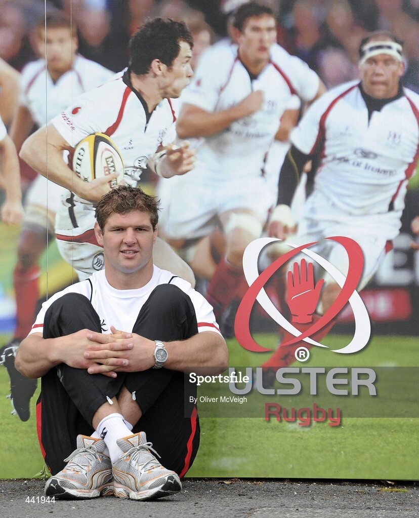 15 July 2010; Ulster's new signing Johann Muller after a press conference. Ravenhill Park, Belfast, Co. Antrim. Picture credit: Oliver McVeigh / SPORTSFILE