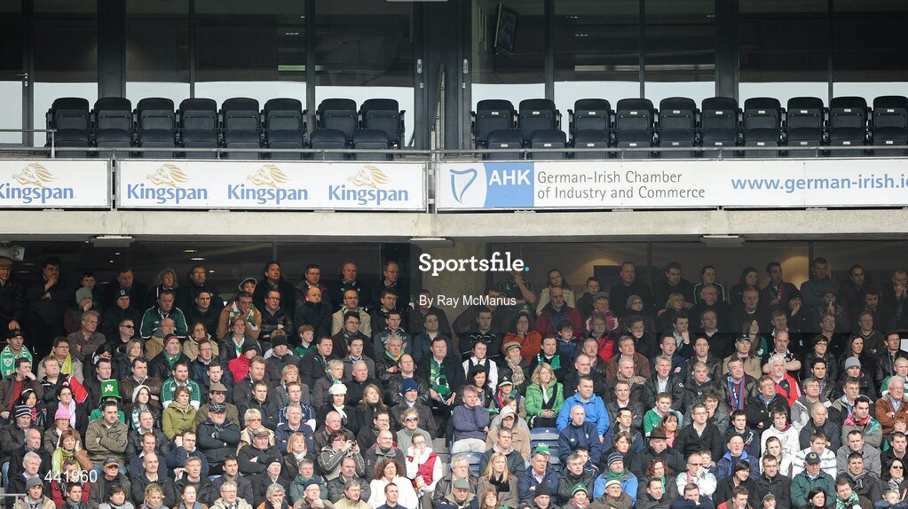 13 March 2010; A general view of the empty corporate boxes during the game. RBS Six Nations Rugby Championship, Ireland v Wales, Croke Park, Dublin. Picture credit: Ray McManus / SPORTSFILE