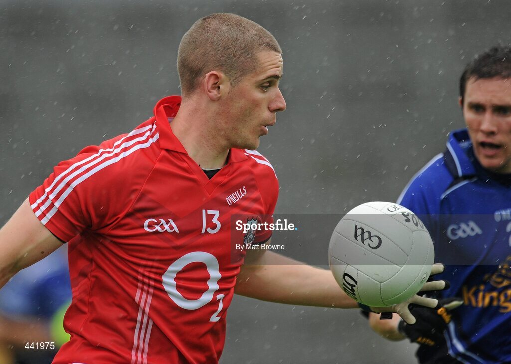 10 July 2010; Daniel Goulding, Cork, in action against Michael Hannon, Cavan. GAA Football All-Ireland Senior Championship Qualifier, Round 2, Cork v Cavan, Pairc Ui Chaoimh, Cork.  Picture credit: Matt Browne / SPORTSFILE