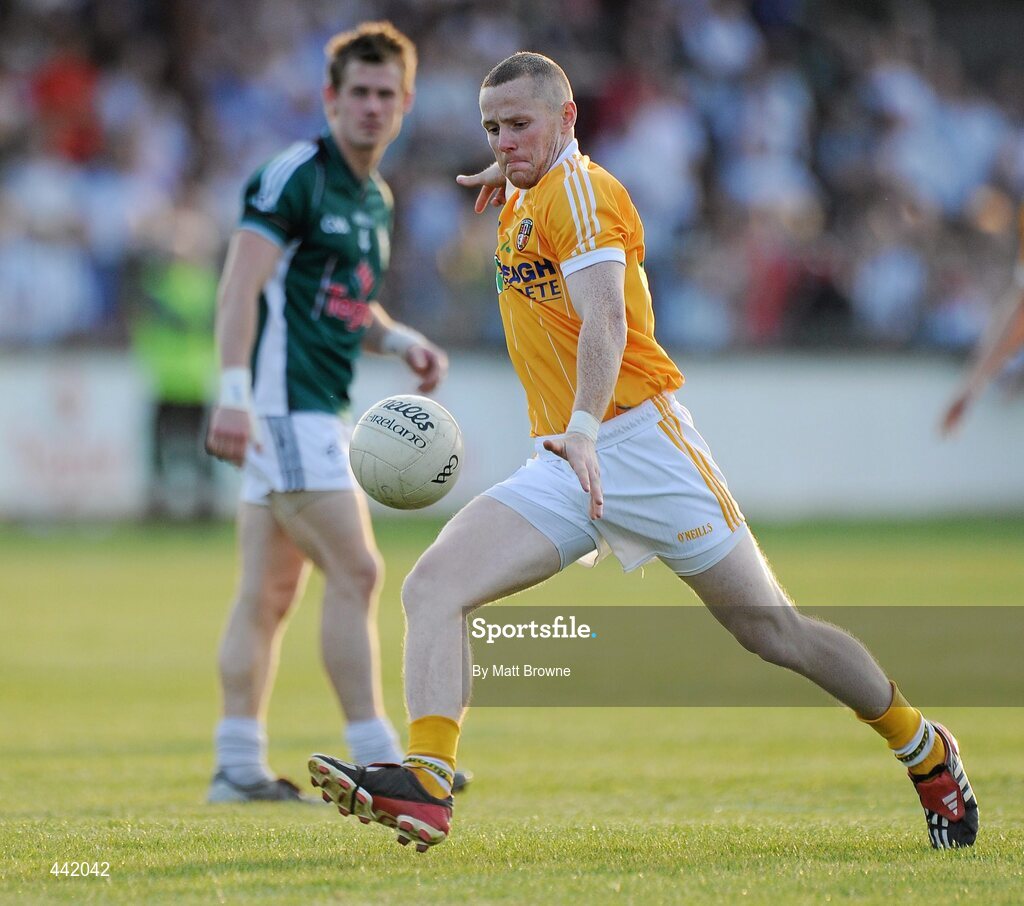 26 June 2010;  Paddy Cunningham, Antrim. GAA Football All-Ireland Senior Championship Qualifier Round 1, Kildare v Antrim, St Conleth's Park, Newbridge, Co. Kildare. Picture credit: Matt Browne / SPORTSFILE
