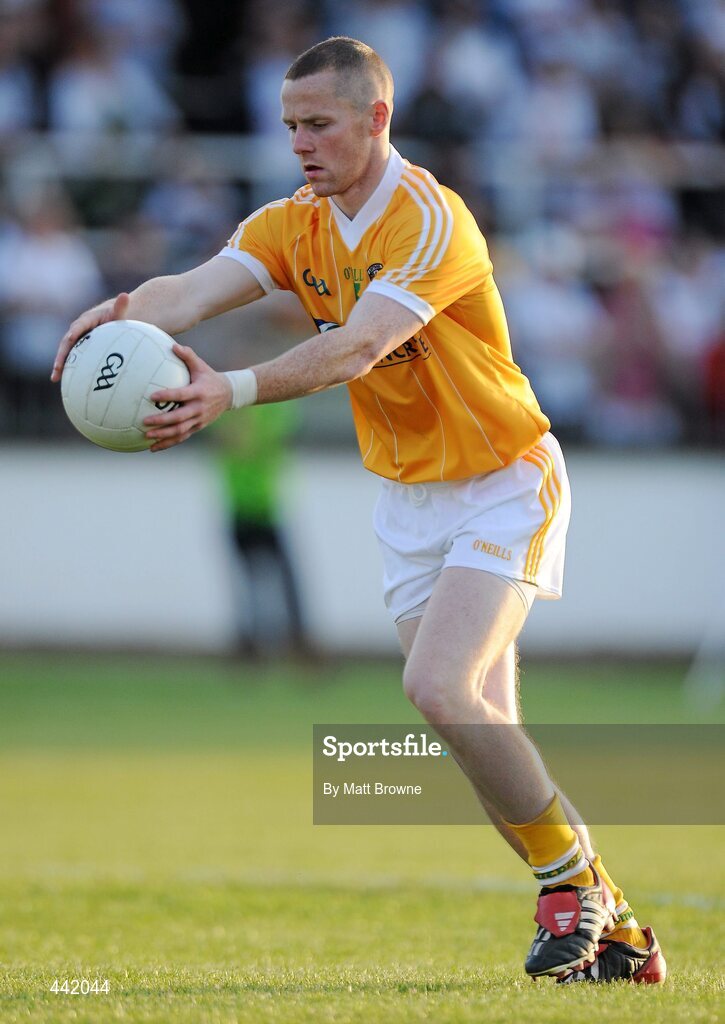 26 June 2010; Paddy Cunningham, Antrim. GAA Football All-Ireland Senior Championship Qualifier Round 1, Kildare v Antrim, St Conleth's Park, Newbridge, Co. Kildare. Picture credit: Matt Browne / SPORTSFILE