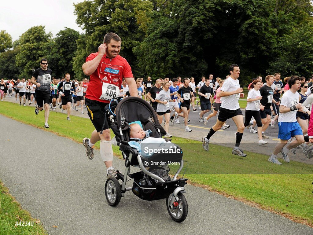 17 July 2010; David Meehan, from Firhouse, Dublin, in action during the Lifestyle Sports - adidas Irish Runner 5 Mile Race. The Phoenix Park, Dublin. Picture credit: Brendan Moran / SPORTSFILE